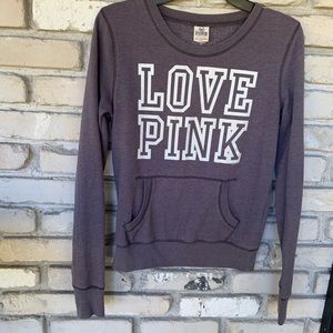 Victoria secret love pink pullover sweatshirt